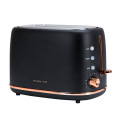 Black High-End Quality Household 2 Slice Stainless Steel Electric Automatic Toaster Bread